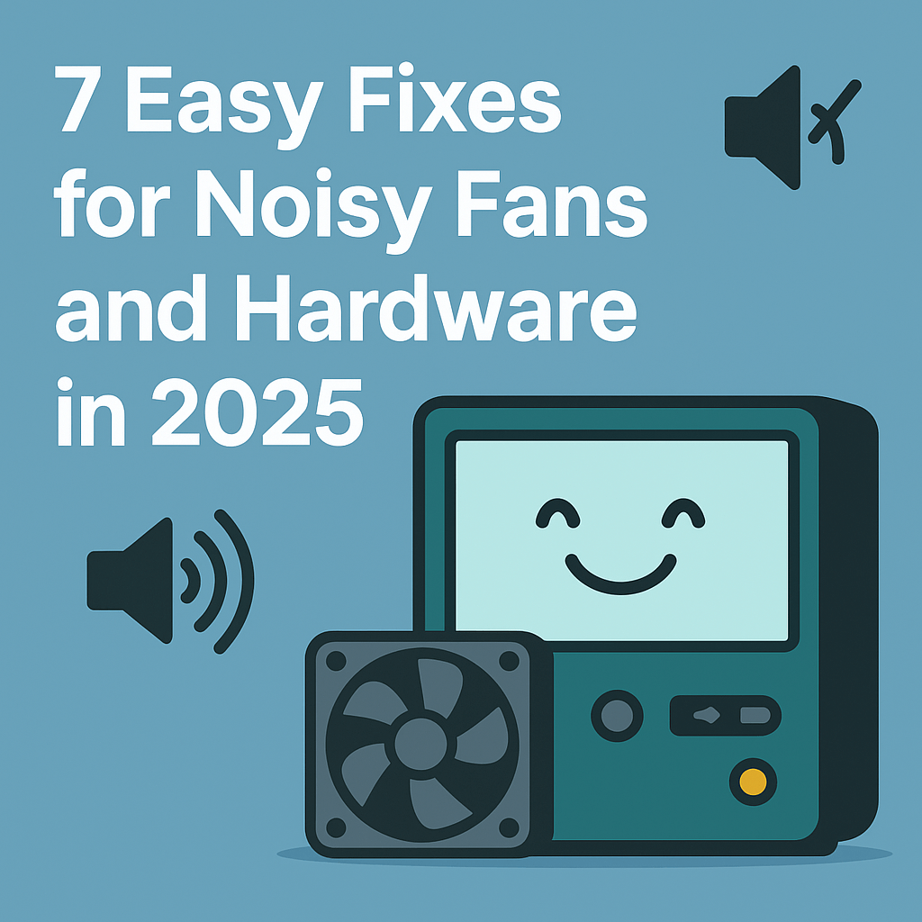 7 Easy Fixes for Noisy Fans and Hardware in 2025