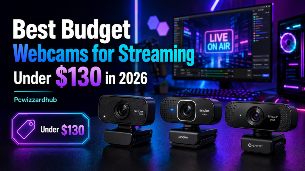 Best Budget Webcams for Streaming Under $130 in 2026