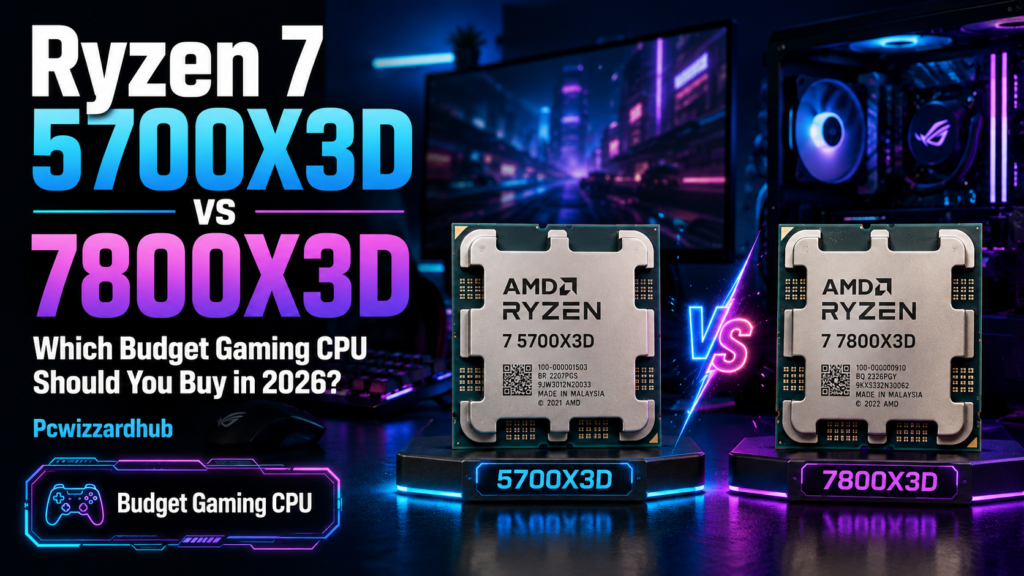 Ryzen 7 5700X3D vs 7800X3D Which Budget Gaming CPU Should You Buy in 2026