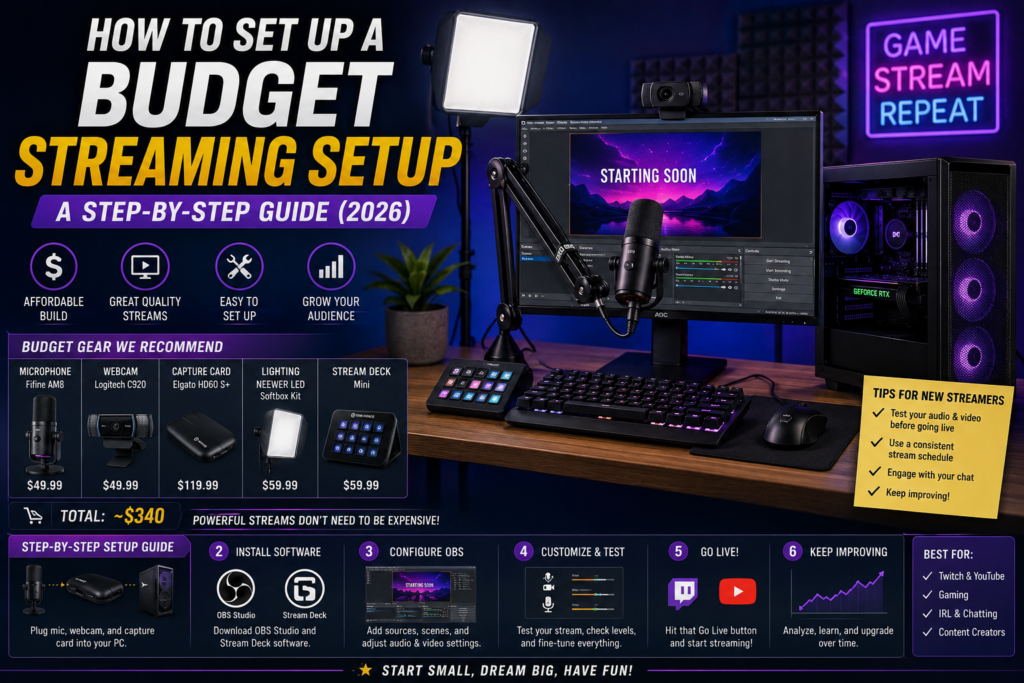 how-to-budget-streaming-setup-2026